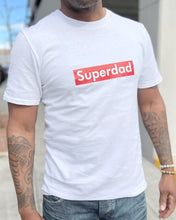 Load image into Gallery viewer, Superdad White Tee