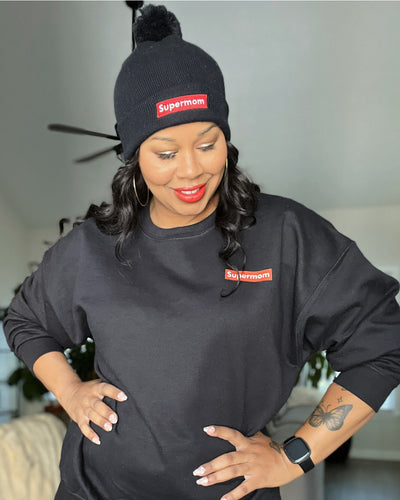 Supermom Sweatshirt Black