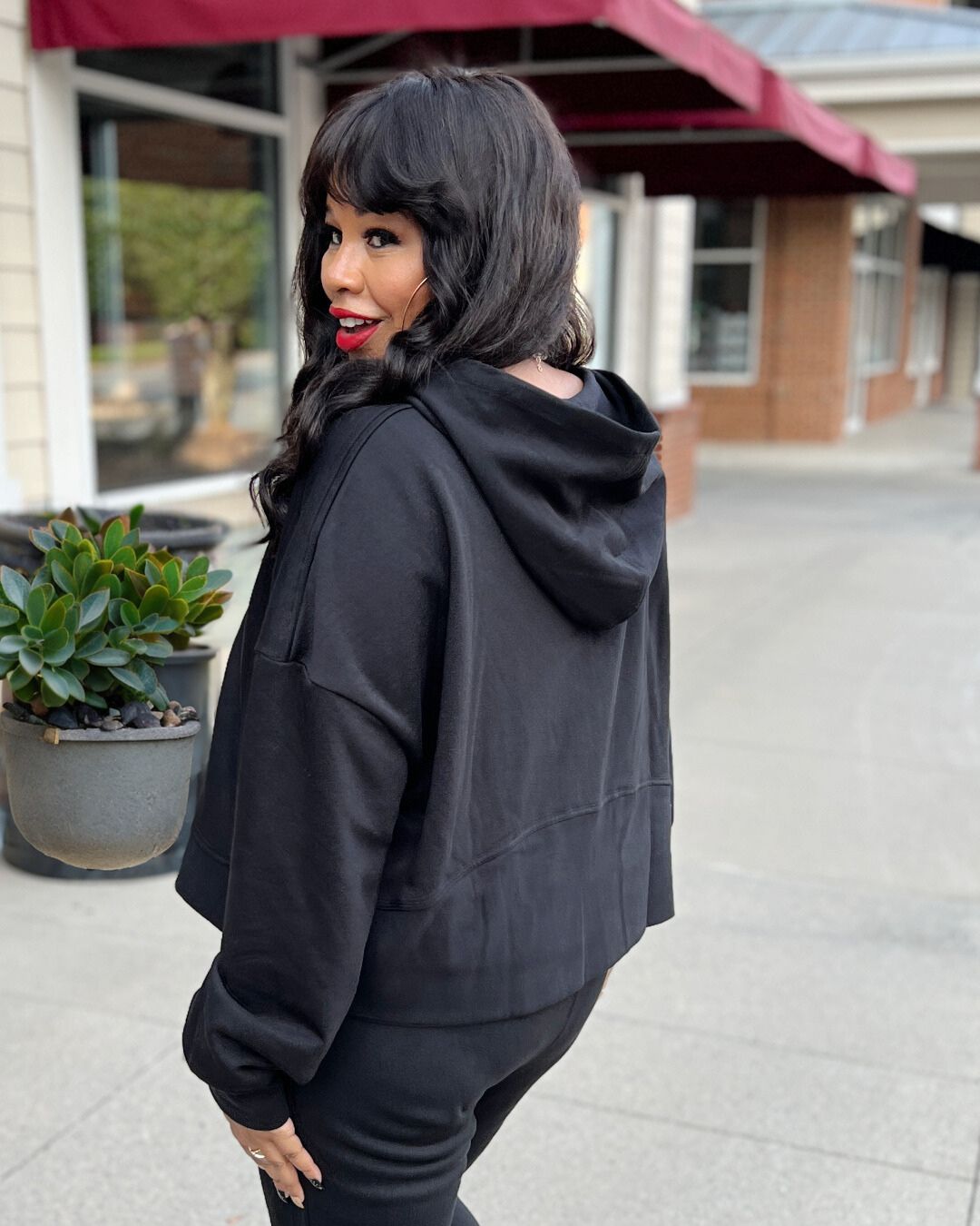 Supermom Black Half-Zip Hoodie – Supermom Culture
