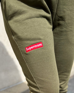 Army Green Supermom Joggers