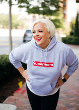Load image into Gallery viewer, Supermom Hoodie in Gray